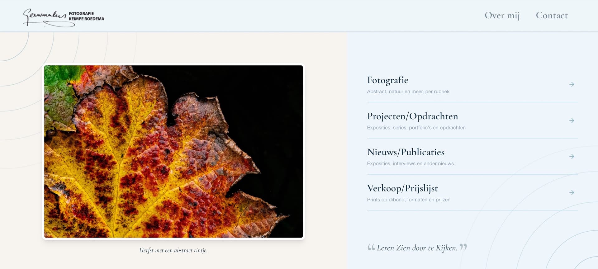Welkom op mijn nieuwe website!